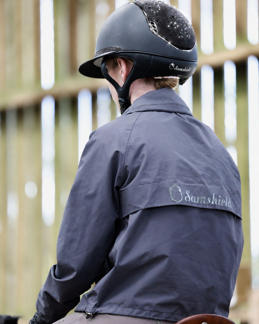 Tia Posner wearing rider sponsor products at HRB Equestrian