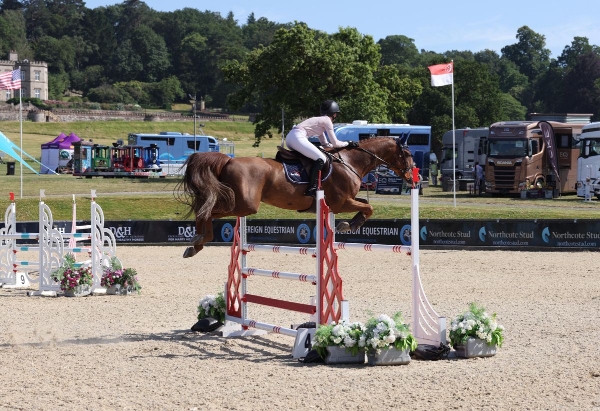 HRB Equestrian competition action at Bolesworth International 2026
